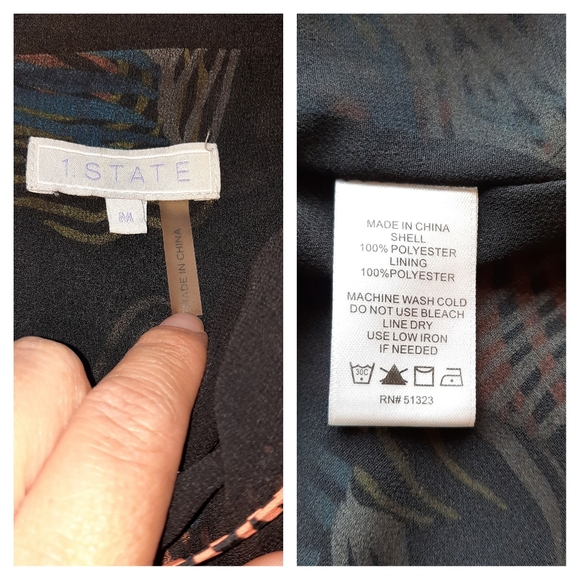 1.STATE floral print halter dress,size "M" - Picture 11 of 12